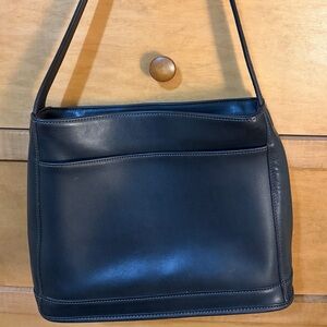 Vintage COACH 9310 Bleecker Black Leather Shoulder Bag